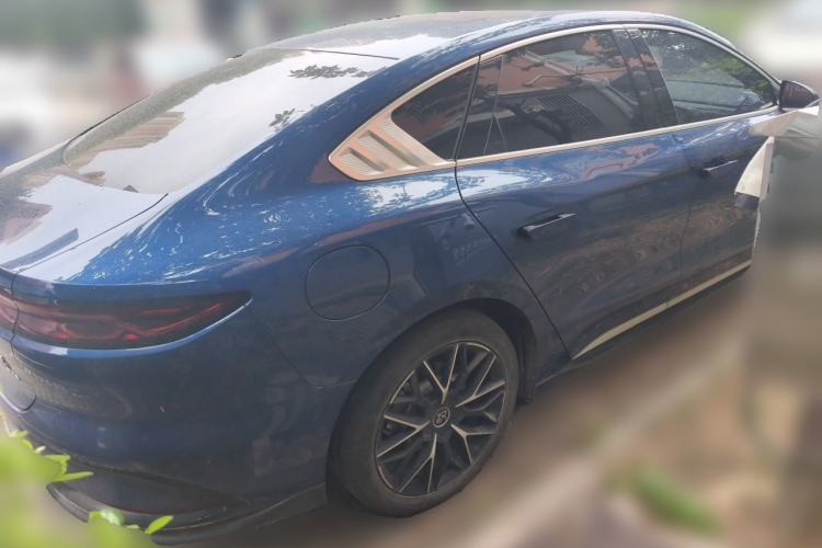 Used BYD Han 2022 DM-p 202km Four-Wheel Drive Flagship Model Rear Right 45 Deg