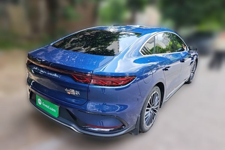Used BYD Han 2022 DM-i 121KM Luxury Model Rear Right 45 Deg