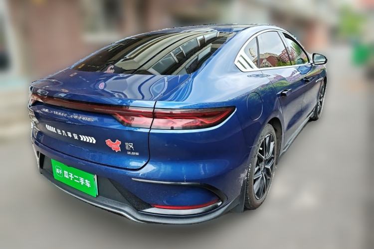 Used BYD Han 2022 EV Genesis Edition 610KM All-Wheel Drive Premium Model Rear Right 45 Deg