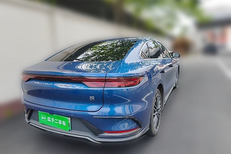 Used BYD Han 2022 DM-i 121KM Luxury Model Rear Right 45 Deg
