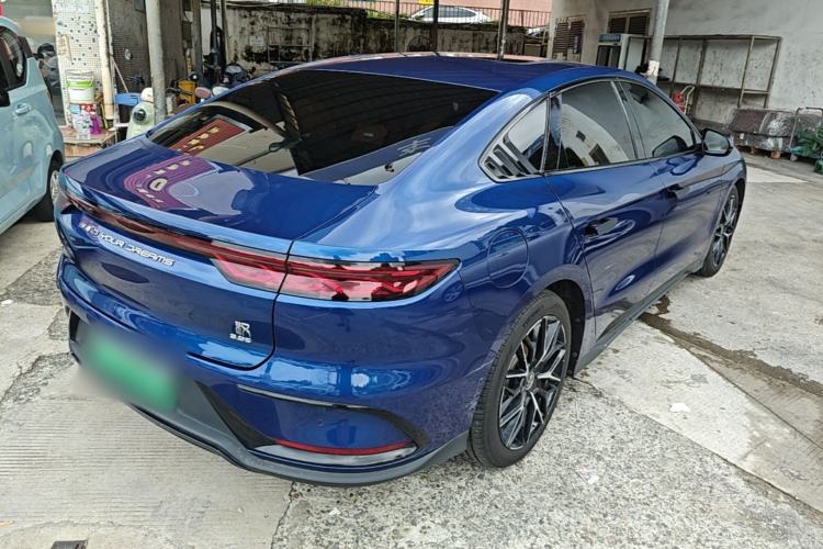 Used BYD Han 2022 EV Genesis Edition 610KM All-Wheel Drive Premium Model Rear Right 45 Deg