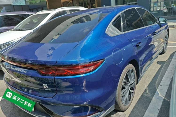 Used BYD Han 2022 EV Genesis Edition 610KM All-Wheel Drive Premium Model Rear Right 45 Deg