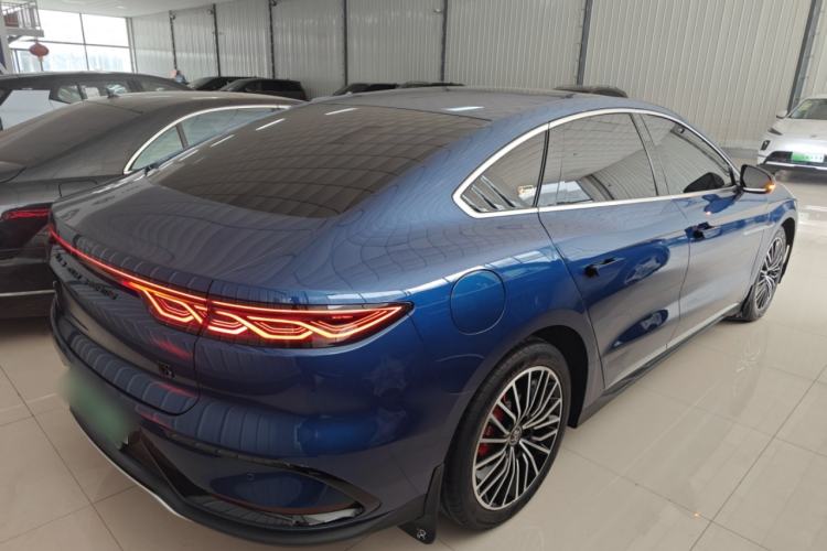 Used BYD Han 2022 DM-i 121KM Luxury Model Rear Right 45 Deg