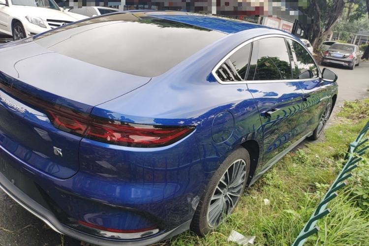 Used BYD Han 2022 DM-i 121KM Prestige Model Rear Right 45 Deg