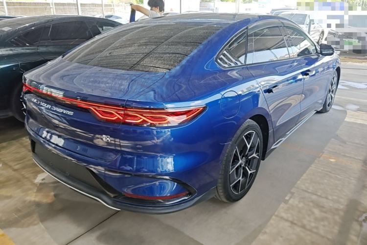 Used BYD Han 2022 EV Genesis Edition 715 km Front-Wheel-Drive Flagship Model Rear Right 45 Deg