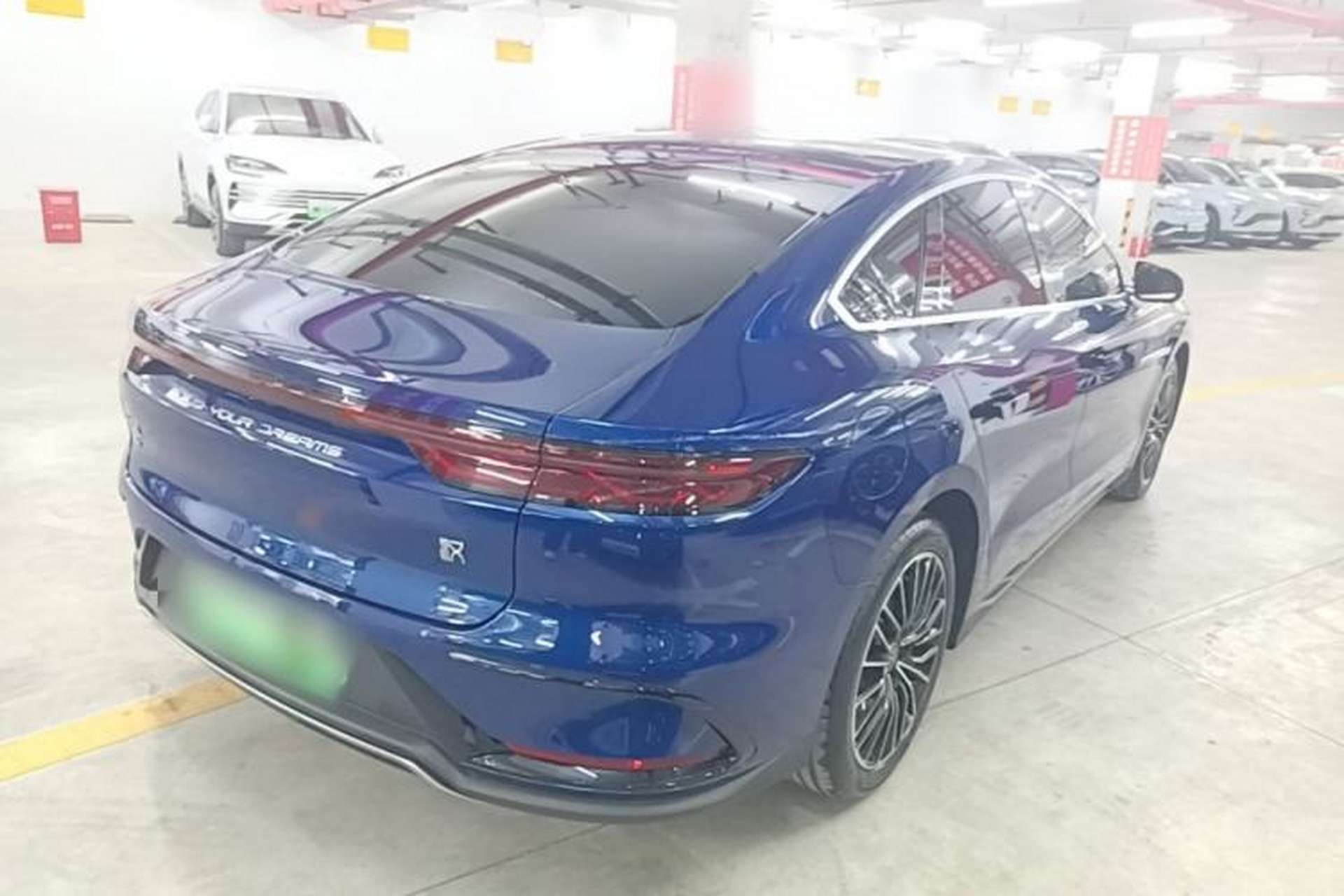 Used BYD Han 2022 DM-i 121KM Luxury Model Rear Right 45 Deg