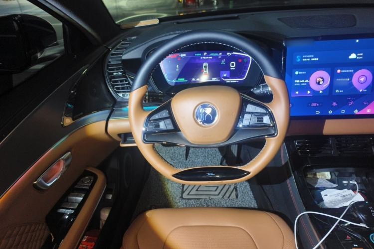 Used BYD Han 2022 EV Genesis Edition 715KM Front-Wheel-Drive Prestige Model Steering Wheel
