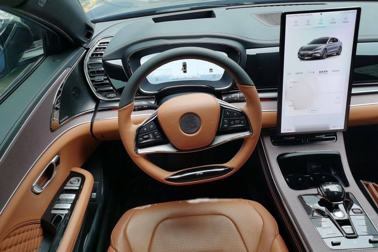 Used BYD Han 2022 EV Genesis Edition 610KM All-Wheel Drive Premium Model Steering Wheel