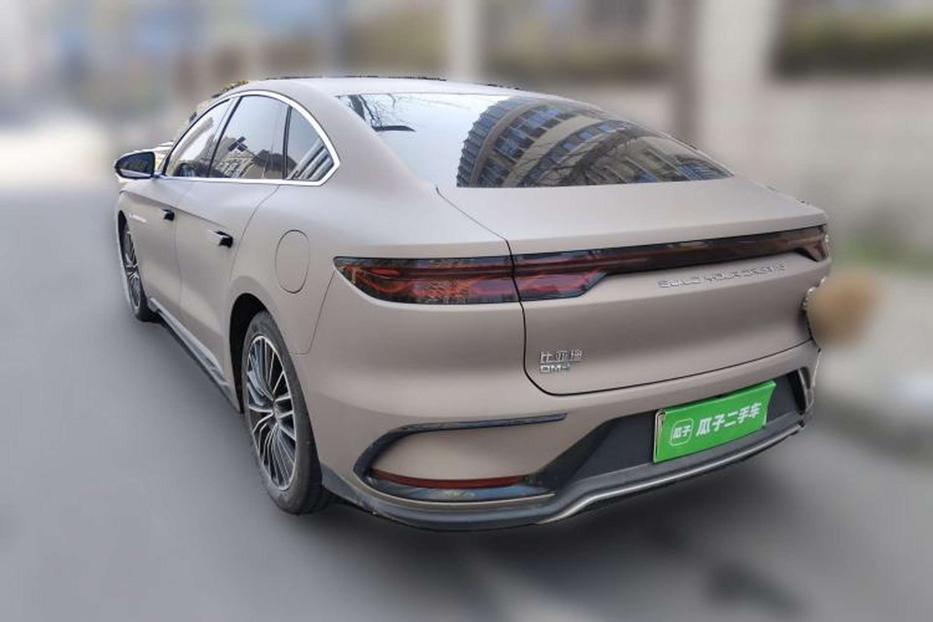 Used BYD Han 2022 DM-i 121KM Luxury Model Rear Left 45 Deg