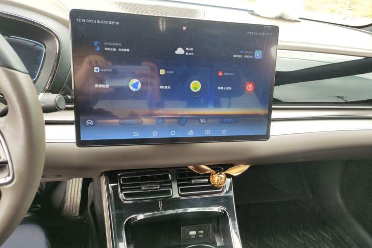 Used BYD Han 2022 DM-i 121KM Prestige Model Audio And AC Panel