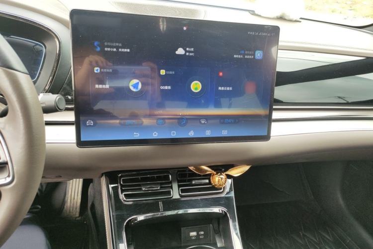 Used BYD Han 2022 DM-i 121KM Prestige Model Audio And AC Panel