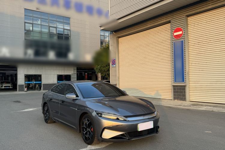 Used BYD Han 2022 EV Genesis Edition 715KM Front-Wheel-Drive Prestige Model Exterior 4