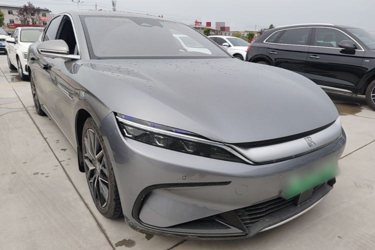 Used BYD Han 2022 EV Genesis Edition 610KM All-Wheel Drive Premium Model Front Right 45 Deg