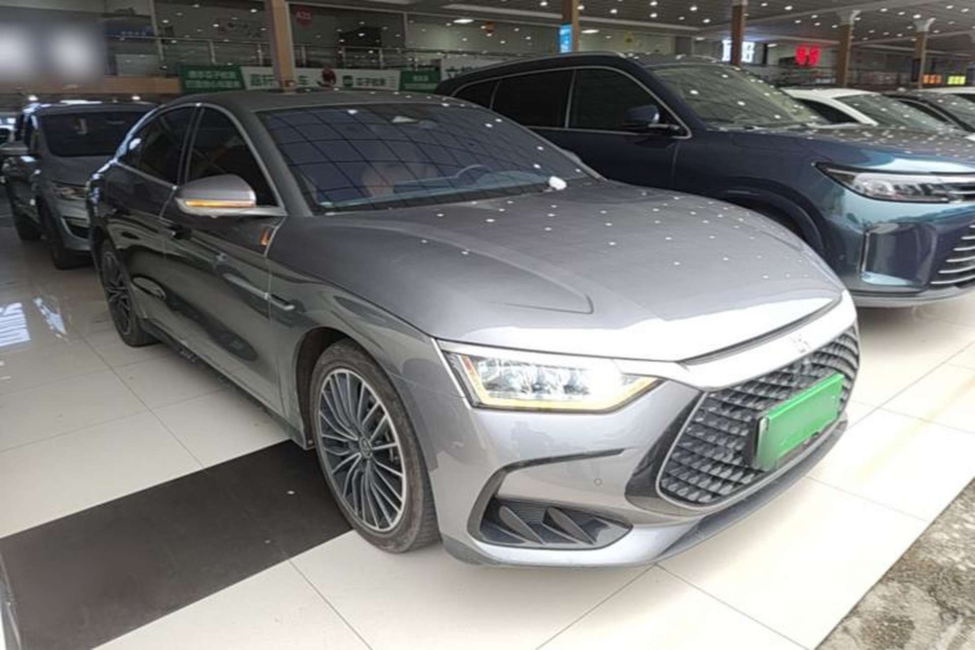 Used BYD Han 2022 DM-i 121KM Prestige Model Front Right 45 Deg
