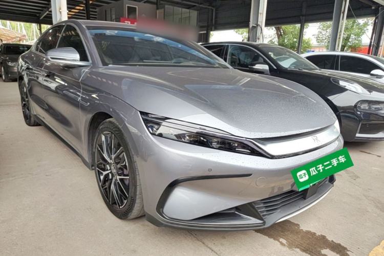 Used BYD Han 2022 EV Genesis Edition 610KM All-Wheel Drive Premium Model Front Right 45 Deg