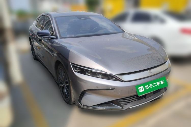 Used BYD Han 2022 EV Genesis Edition 610KM All-Wheel Drive Premium Model Front Right 45 Deg