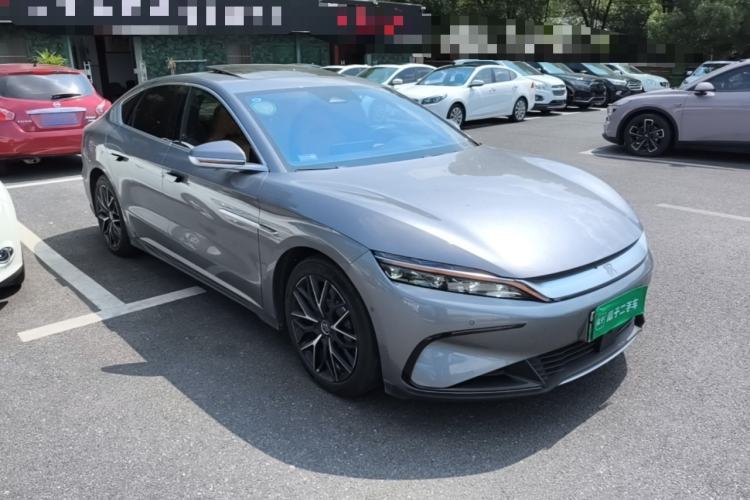 Used BYD Han 2022 EV Genesis Edition 610KM All-Wheel Drive Premium Model Front Right 45 Deg