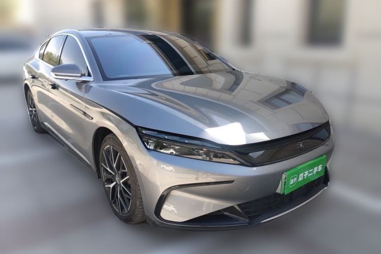 Used BYD Han 2022 EV Genesis Edition 610KM All-Wheel Drive Premium Model Front Right 45 Deg