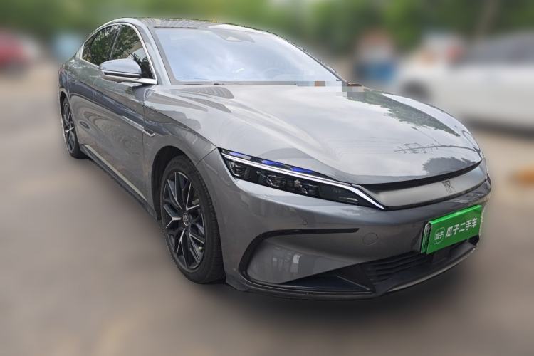 Used BYD Han 2022 EV Genesis Edition 610KM All-Wheel Drive Premium Model Front Right 45 Deg