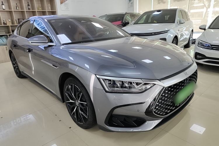 Used BYD Han 2022 DM-p 202km Four-Wheel Drive Flagship Model Front Right 45 Deg
