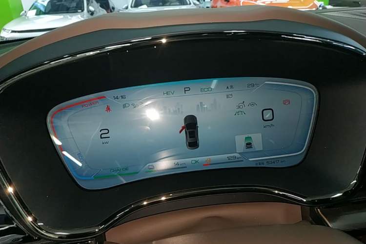 Used BYD Han 2022 DM-i 121KM Luxury Model Instrument Cluster