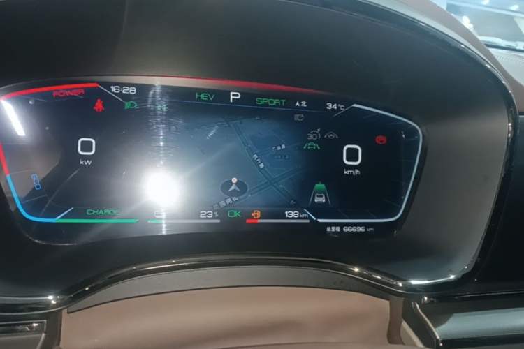 Used BYD Han 2022 DM-i 121KM Prestige Model Instrument Cluster