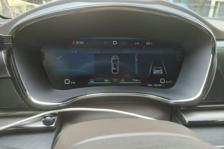 Used BYD Han 2022 DM-i 121KM Luxury Model Instrument Cluster