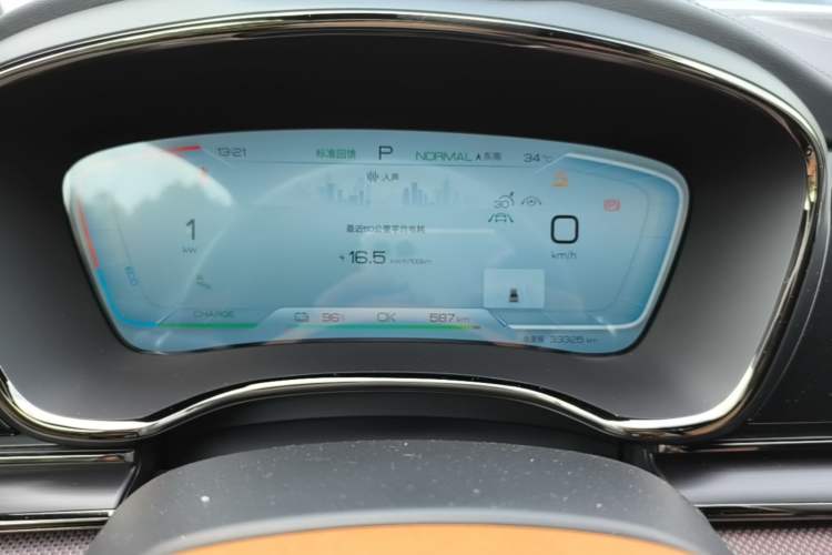 Used BYD Han 2022 EV Genesis Edition 610KM All-Wheel Drive Premium Model Instrument Cluster