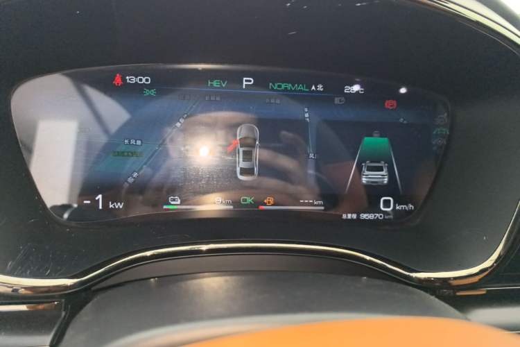 Used BYD Han 2022 DM-i 121KM Luxury Model Instrument Cluster
