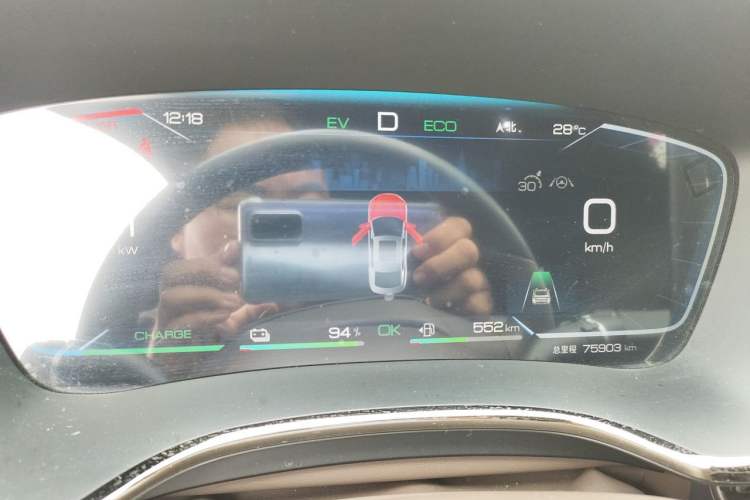 Used BYD Han 2022 DM-i 121KM Prestige Model Instrument Cluster