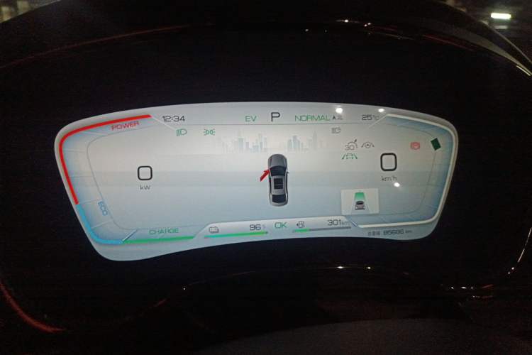 Used BYD Han 2022 DM-i 121KM Prestige Model Instrument Cluster