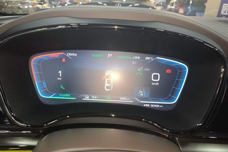 Used BYD Han 2022 EV Genesis Edition 715 km Front-Wheel-Drive Flagship Model Instrument Cluster