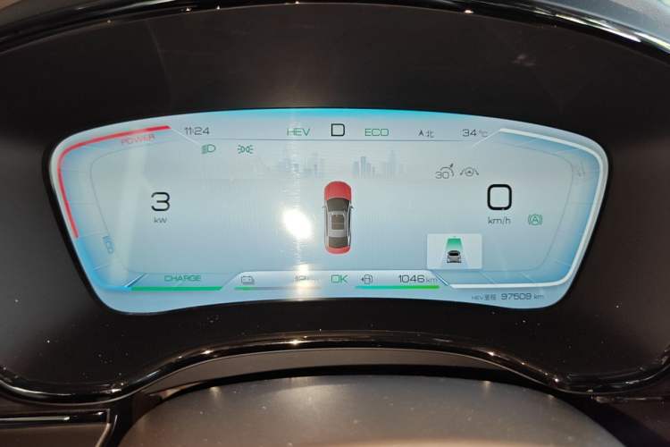 Used BYD Han 2022 DM-i 121KM Luxury Model Instrument Cluster