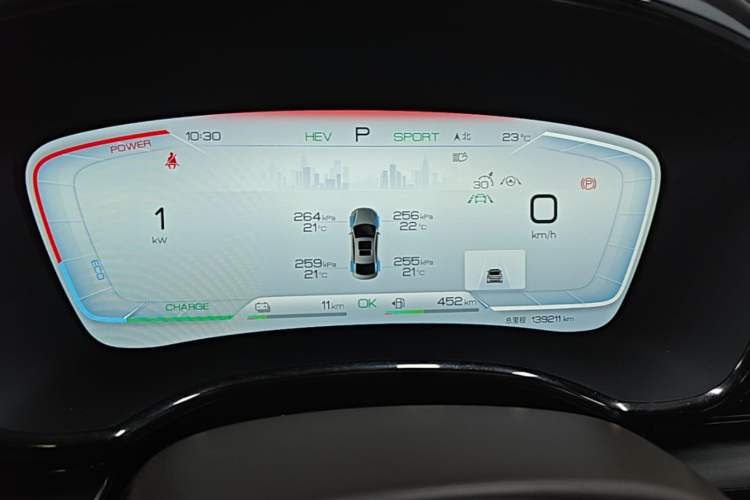 Used BYD Han 2022 DM-i 121KM Prestige Model Instrument Cluster