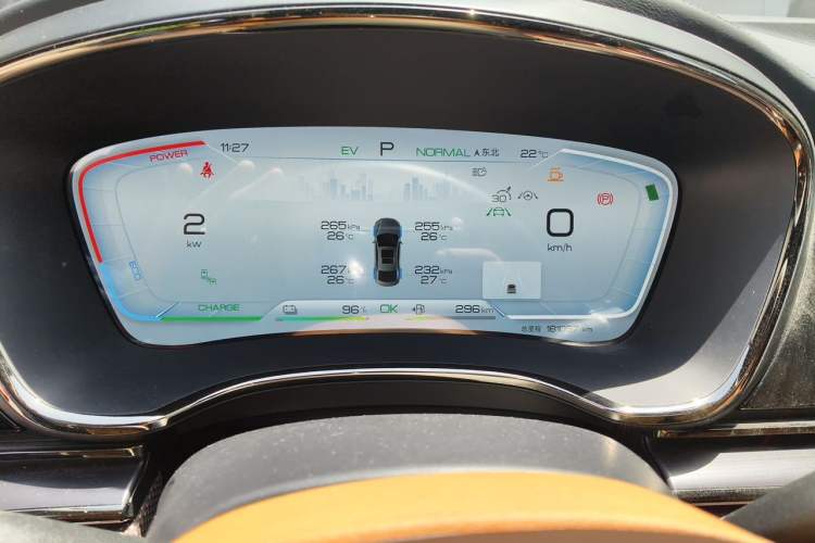 Used BYD Han 2022 DM-p 202km Four-Wheel Drive Flagship Model Instrument Cluster