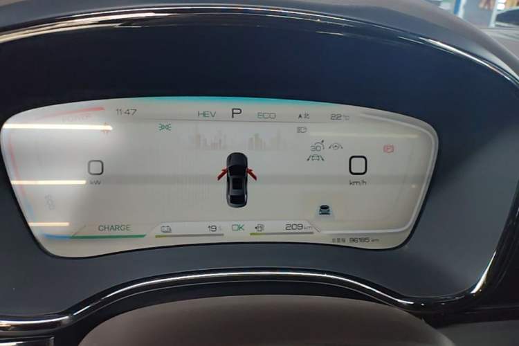 Used BYD Han 2022 DM-i 121KM Prestige Model Instrument Cluster