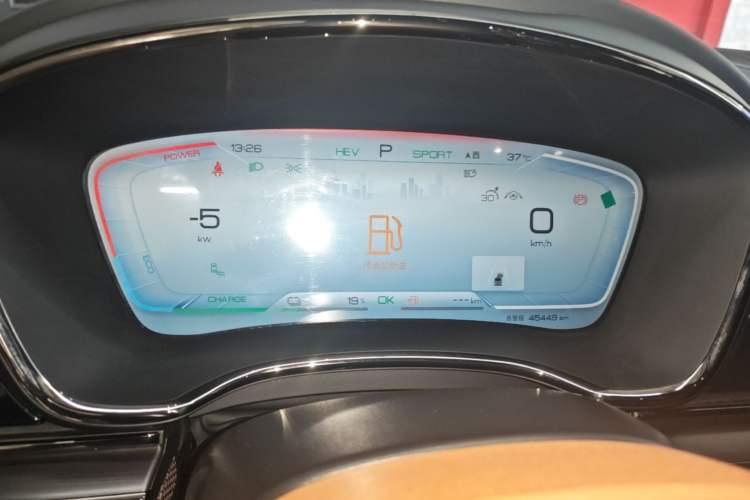 Used BYD Han 2022 DM-p 202km Four-Wheel Drive Flagship Model Instrument Cluster