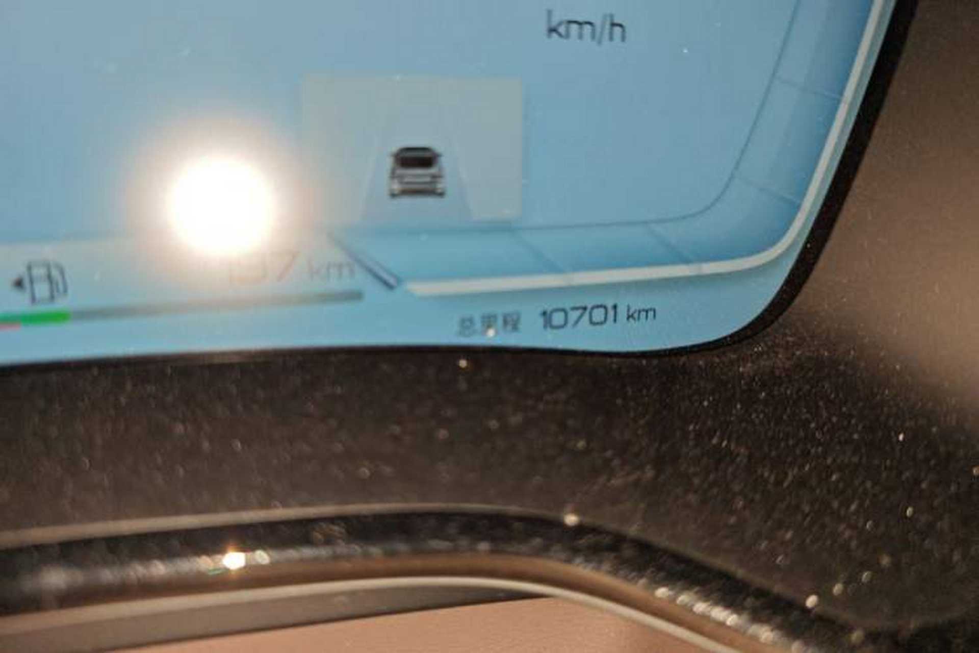Used BYD Han 2022 DM-i 121KM Luxury Model Odometer Close Up