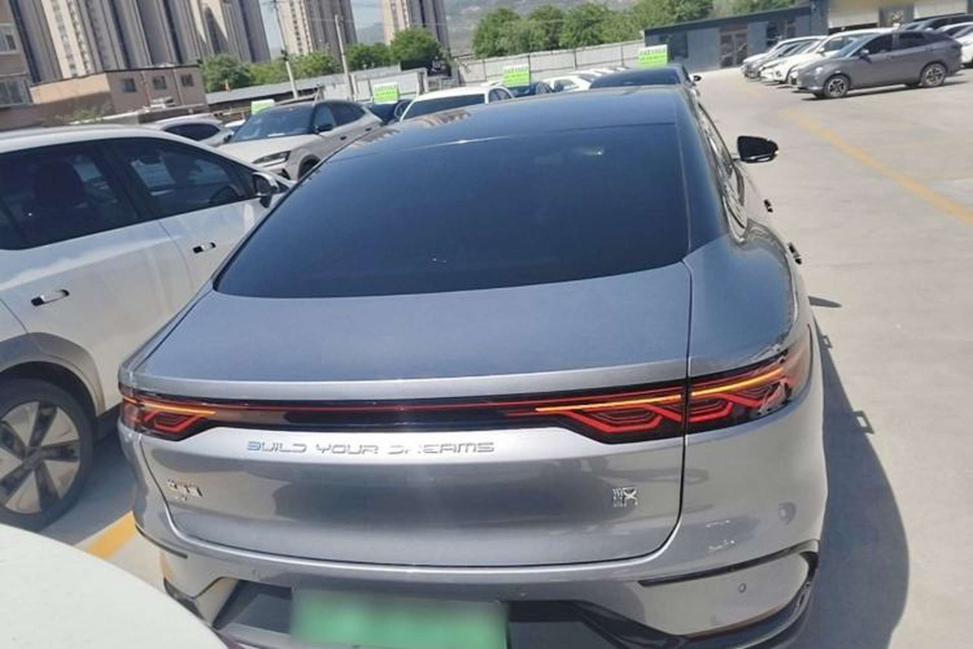 Used BYD Han 2022 EV Genesis Edition 715KM Front-Wheel-Drive Prestige Model Rear