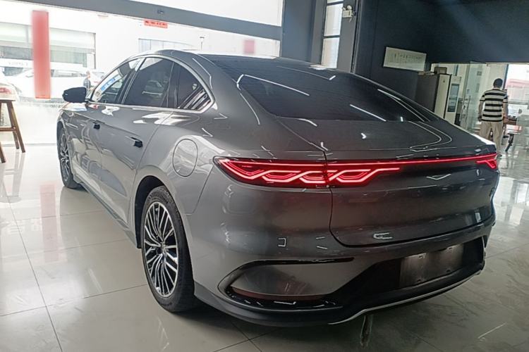 Used BYD Han 2022 DM-i 121KM Luxury Model Rear Left 45 Deg