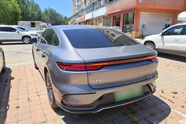 Used BYD Han 2022 DM-i 121KM Luxury Model Rear Left 45 Deg