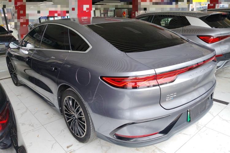 Used BYD Han 2022 DM-i 121KM Luxury Model Rear Left 45 Deg