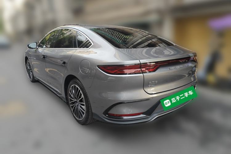 Used BYD Han 2022 DM-i 121KM Luxury Model Rear Left 45 Deg