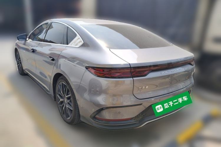 Used BYD Han 2022 EV Genesis Edition 610KM All-Wheel Drive Premium Model Rear Left 45 Deg