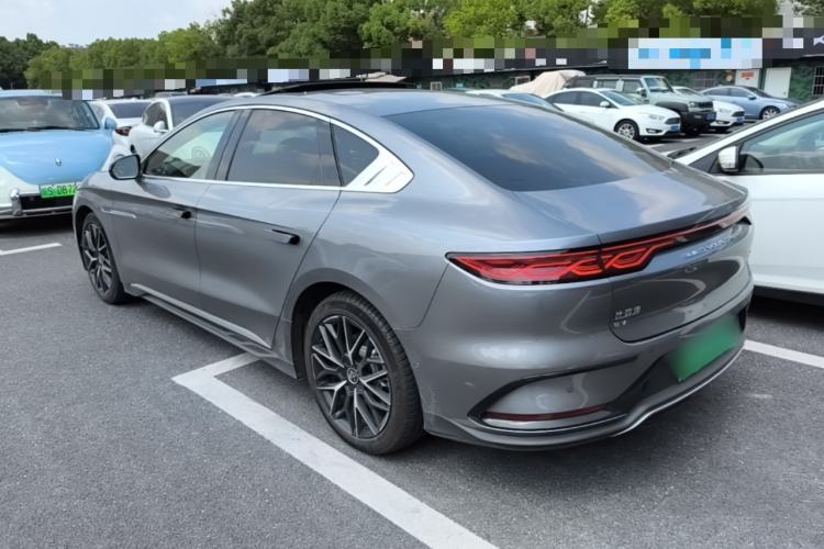 Used BYD Han 2022 EV Genesis Edition 610KM All-Wheel Drive Premium Model Rear Left 45 Deg