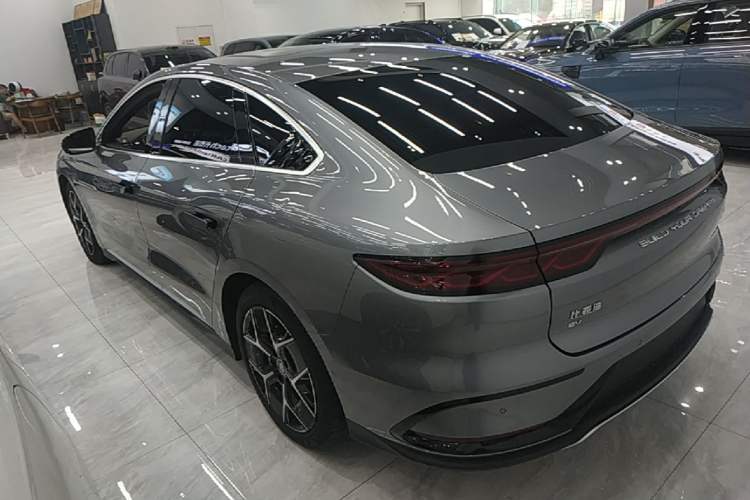 Used BYD Han 2022 EV Genesis Edition 715 km Front-Wheel-Drive Flagship Model Rear Left 45 Deg