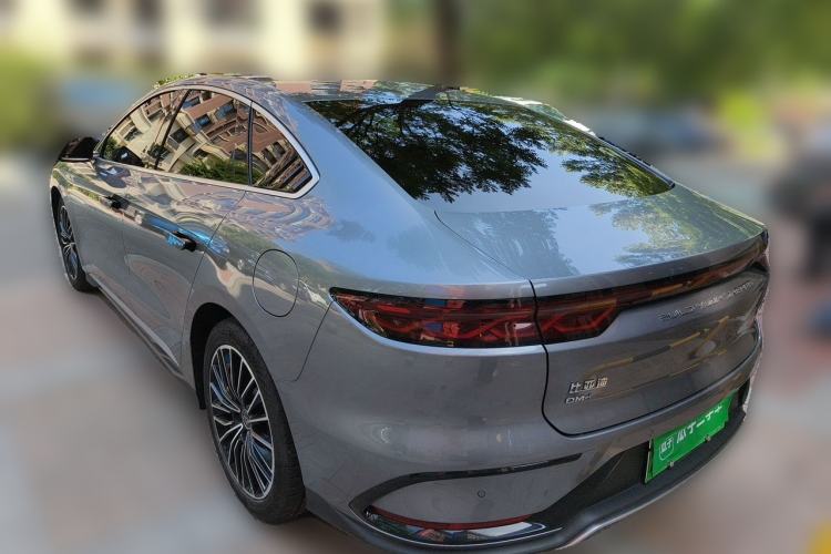 Used BYD Han 2022 DM-i 121KM Luxury Model Rear Left 45 Deg