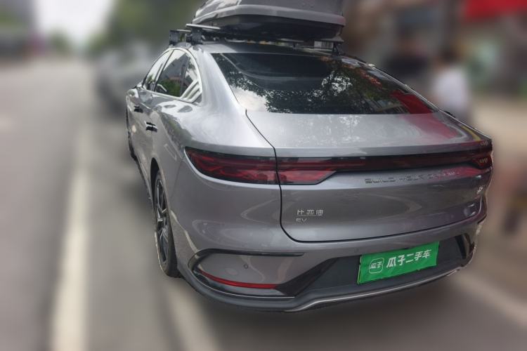Used BYD Han 2022 EV Genesis Edition 610KM All-Wheel Drive Premium Model Rear Left 45 Deg