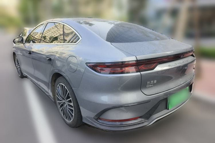 Used BYD Han 2022 DM-i 121KM Luxury Model Rear Left 45 Deg