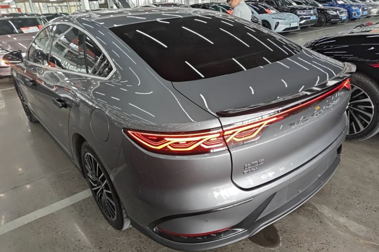 Used BYD Han 2022 DM-i 121KM Prestige Model Rear Left 45 Deg